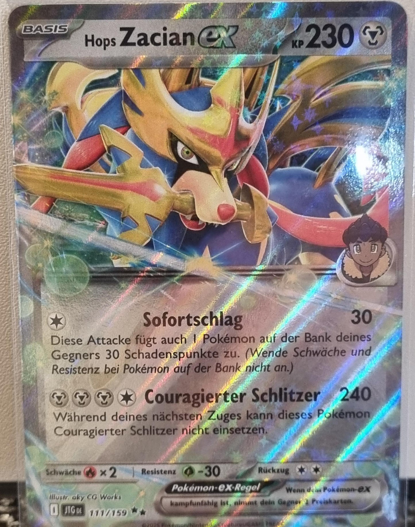Hop's Zacian ex - Journey Together (Double Rare) [JTG-111]