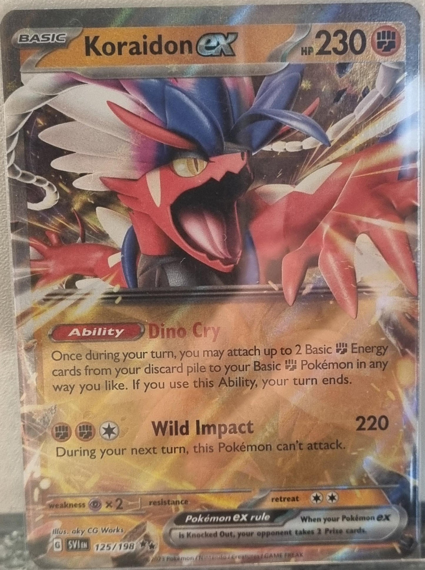 Koraidon ex - Scarlet & Violet (Double Rare) [SVI-125]