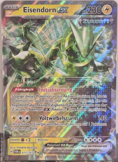 Iron Thorns ex - Twilight Masquerade (Double Rare) [TWM-077]
