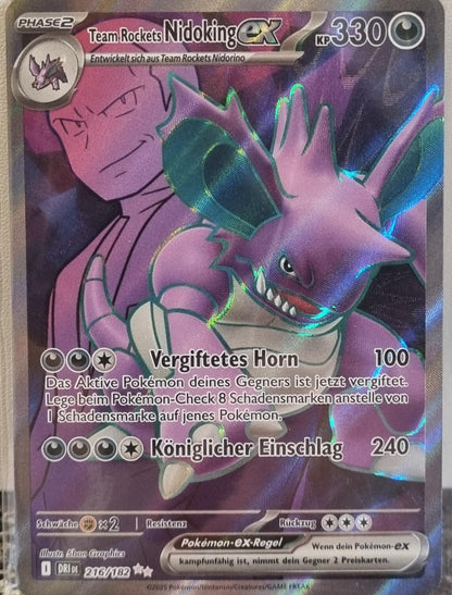 Team Rocket's Nidoking ex - Destined Rivals (Ultra Rare) [DRI-216]