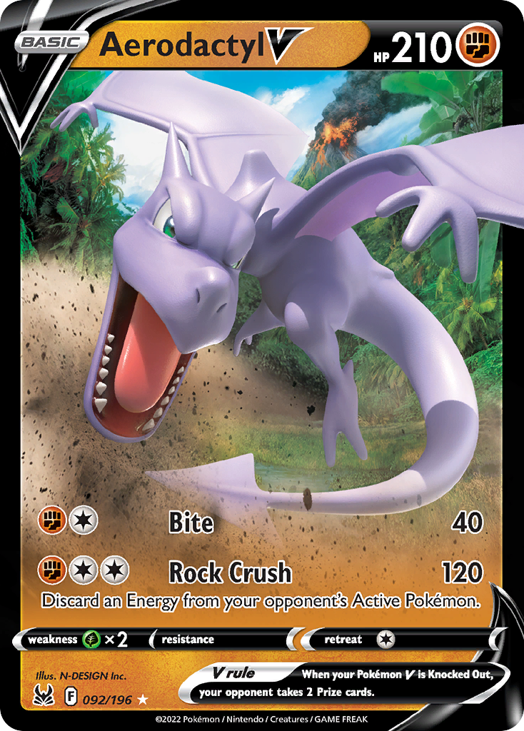 Aerodactyl V - Lost Origin (Ultra Rare) [LOR-092]