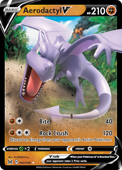 Aerodactyl V - Lost Origin (Ultra Rare) [LOR-092]