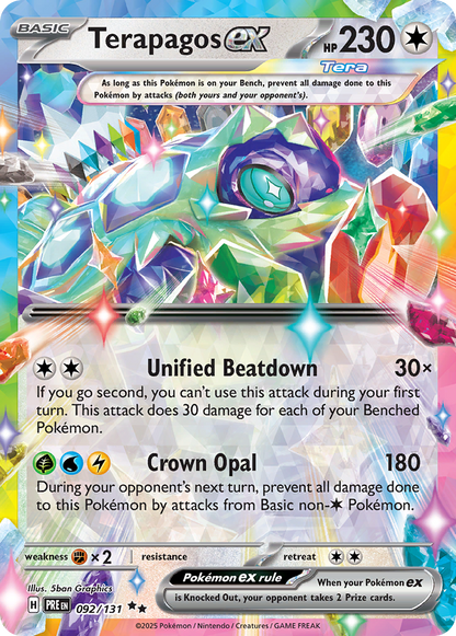 Terapagos ex - Prismatic Evolutions (Double Rare) [PRE-092]
