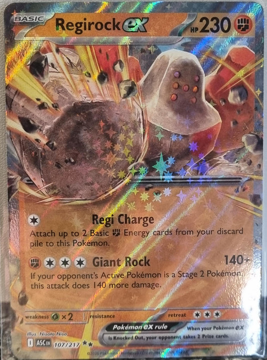Regirock ex - Ascended Heroes (Double Rare) [ASC-107]