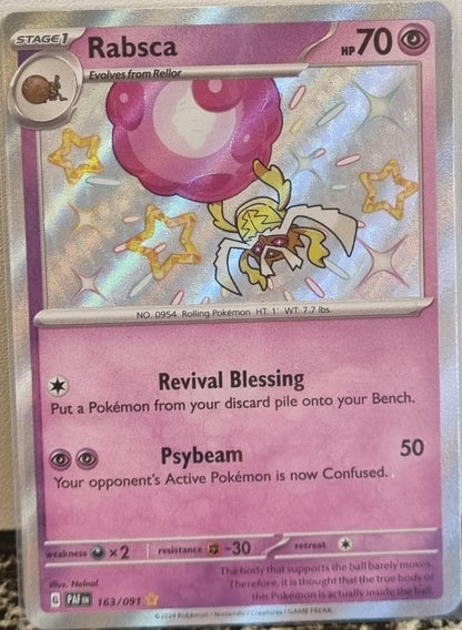 Rabsca - Paldean Fates (Shiny Rare) [PAF-163]