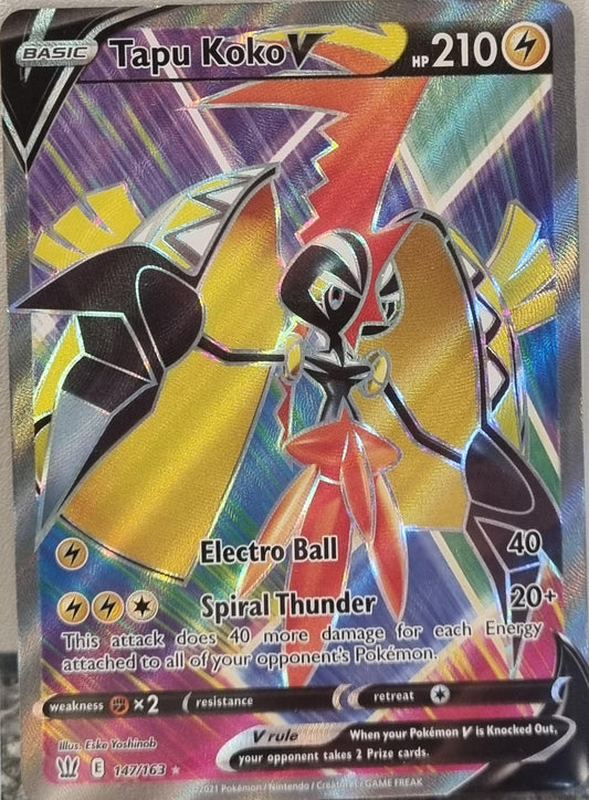 Tapu Koko V - Battle Styles (Ultra Rare) [BST-147]