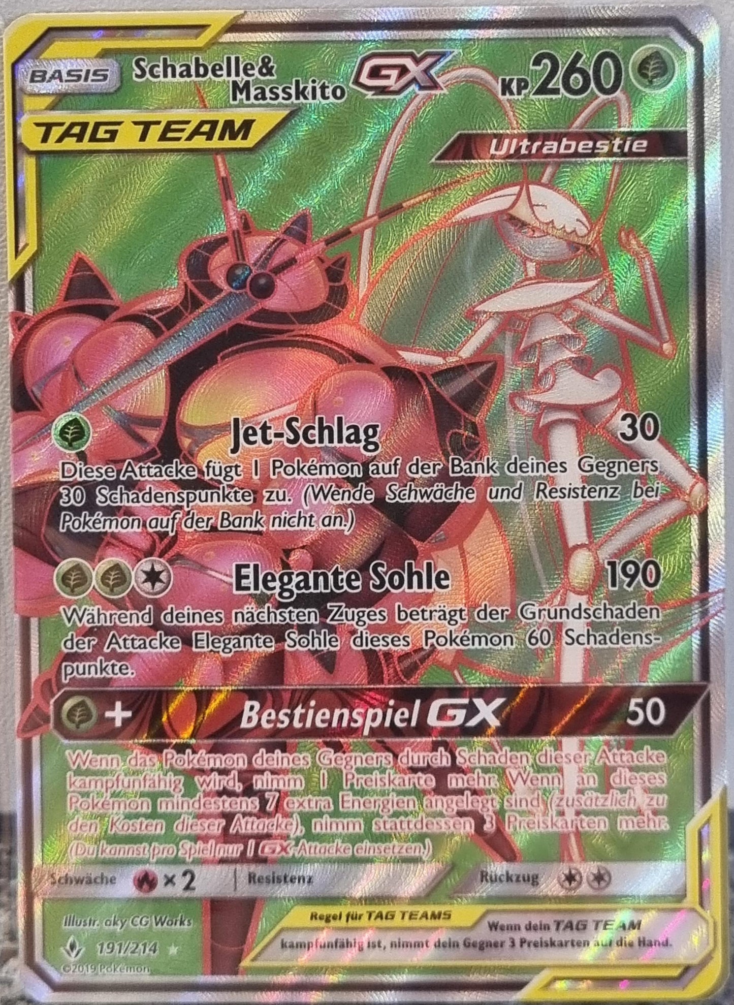 Pheromosa & Buzzwole GX - Unbroken Bonds (Ultra Rare) [UNB-191]