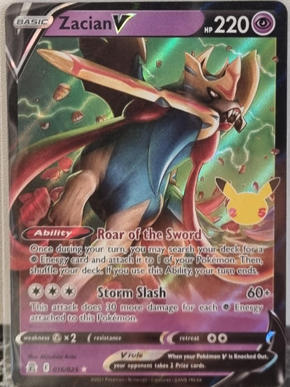 Zacian V - Celebrations (Ultra Rare) [CEL-016]