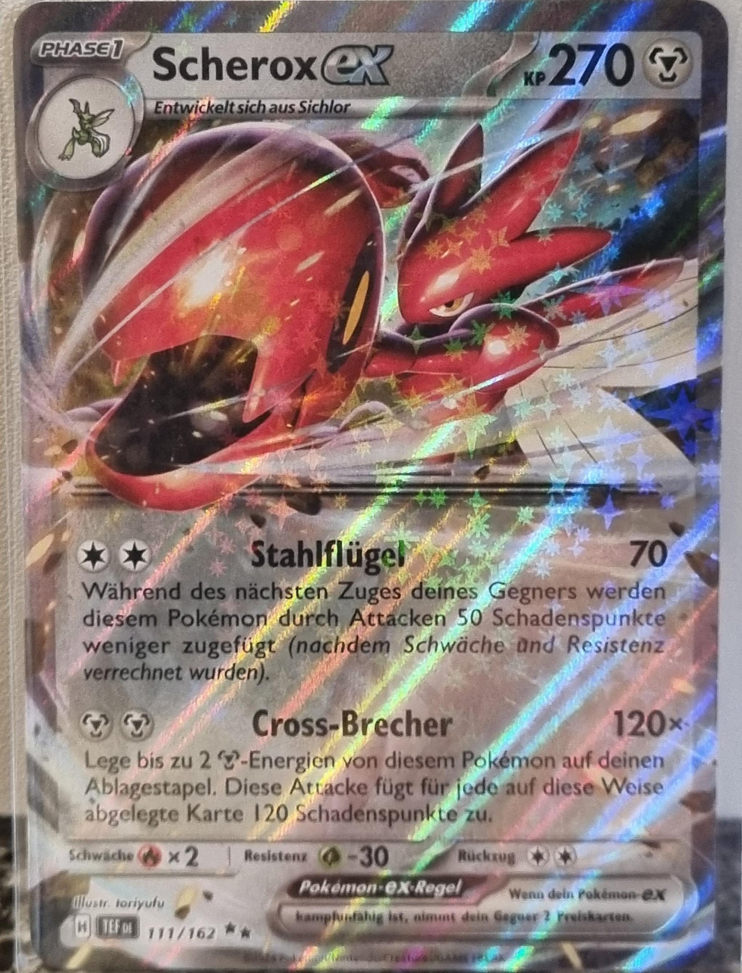 Scizor ex - Temporal Forces (Double Rare) [TEF-111]