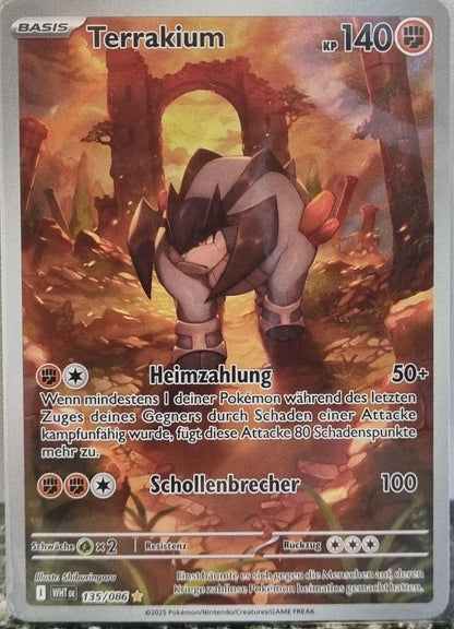 Terrakion - White Flare (Illustration Rare) [WHT-135]