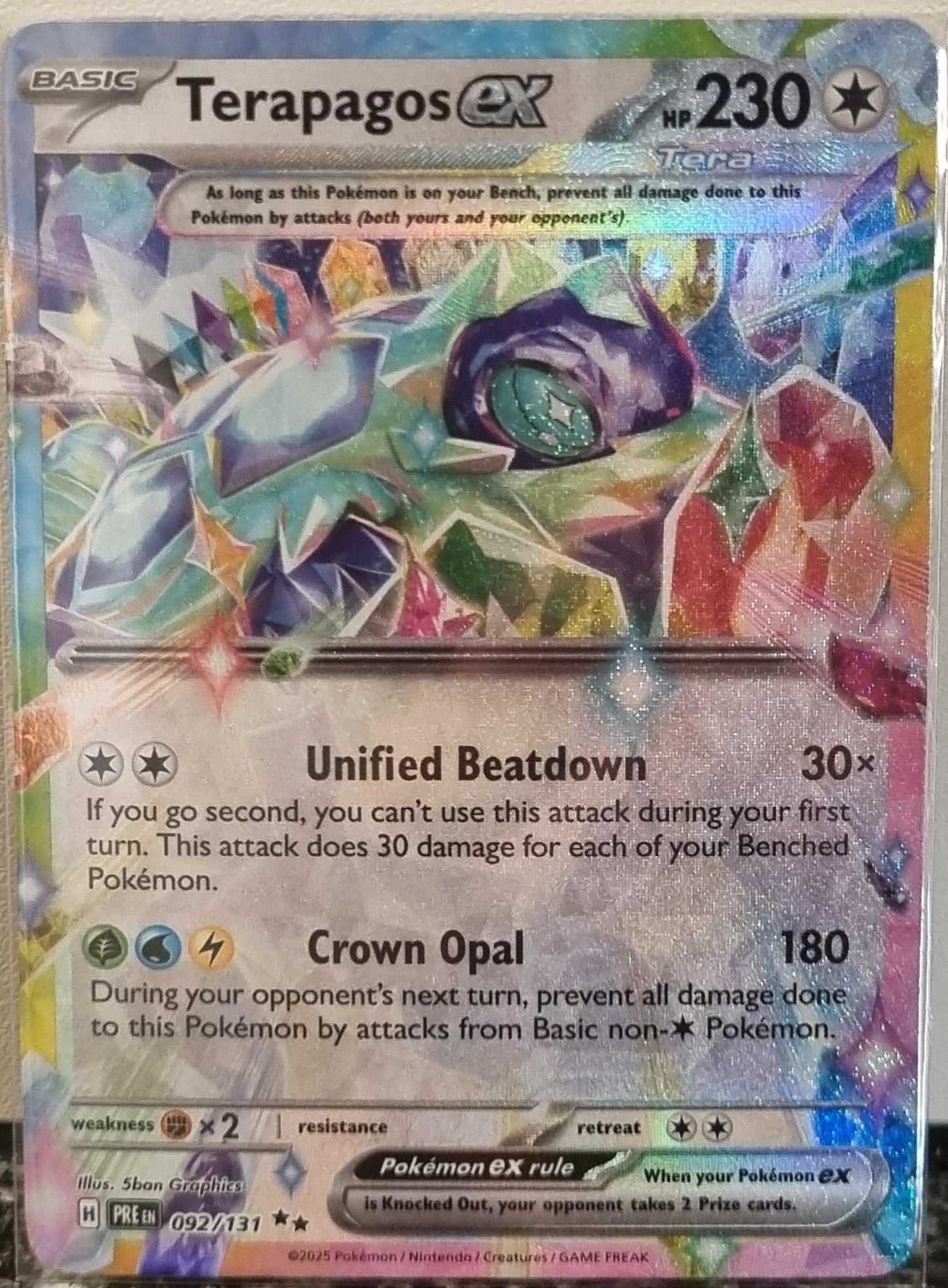 Terapagos ex - Prismatic Evolutions (Double Rare) [PRE-092]