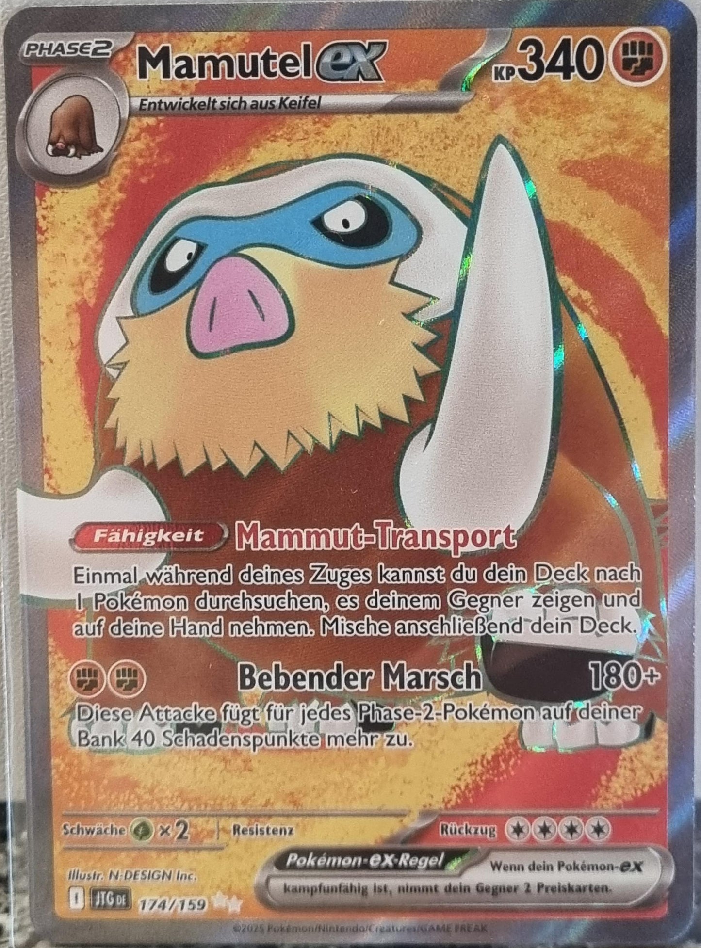 Mamoswine ex - Journey Together (Ultra Rare) [JTG-174]
