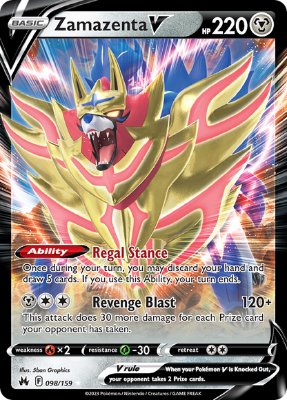Zamazenta V - Crown Zenith (Ultra Rare) [CRZ-098]