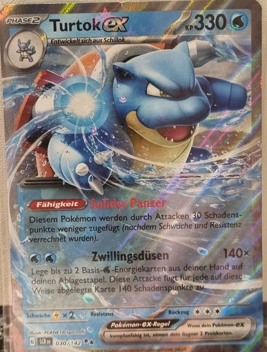 Blastoise ex - Stellar Crown (Double Rare) [SCR-030]