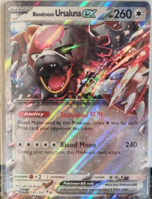 Bloodmoon Ursaluna ex - Twilight Masquerade (Double Rare) [TWM-141]