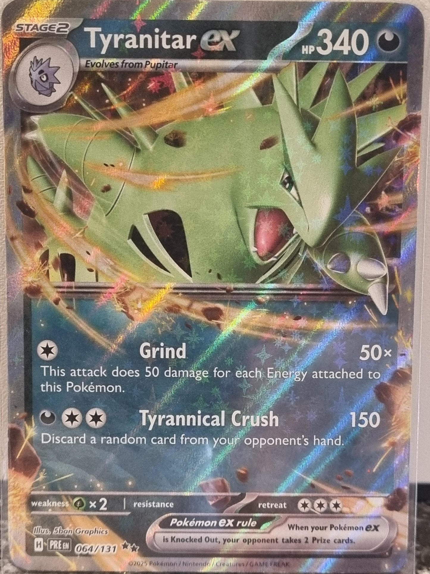 Tyranitar ex - Prismatic Evolutions (Double Rare) [PRE-064]