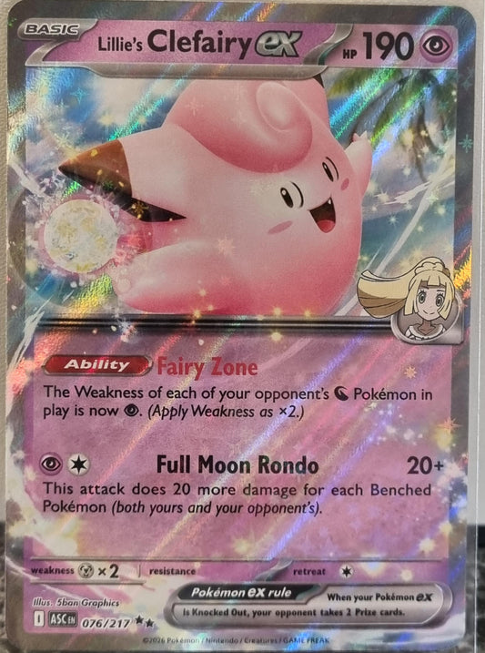 Lillie's Clefairy ex - Ascended Heroes (Double Rare) [ASC-076]