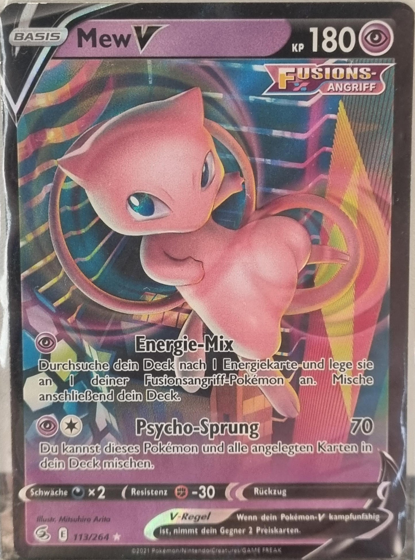 Mew V - Fusion Strike (Ultra Rare) [FST-113]