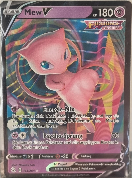 Mew V - Fusion Strike (Ultra Rare) [FST-113]