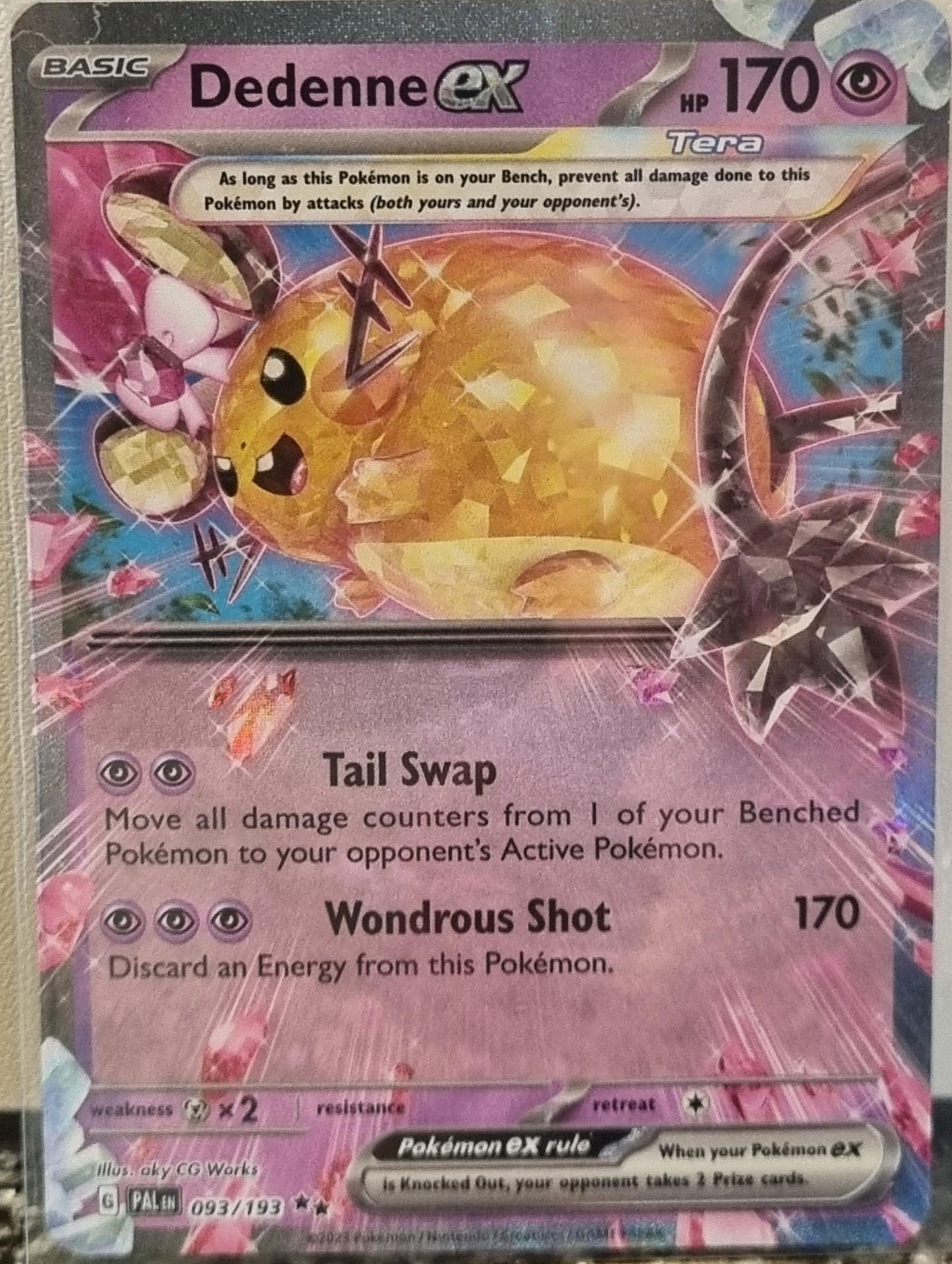 Dedenne ex - Paldea Evolved (Double Rare) [PAL-093]