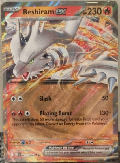 Reshiram ex - White Flare (Double Rare) [WHT-020]