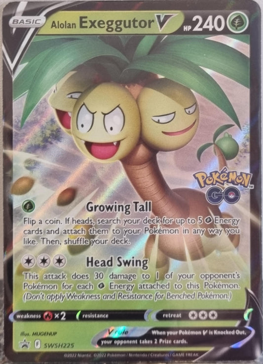 Alolan Exeggutor V - SWSH Black Star Promos (Promo) [SWSH-225]