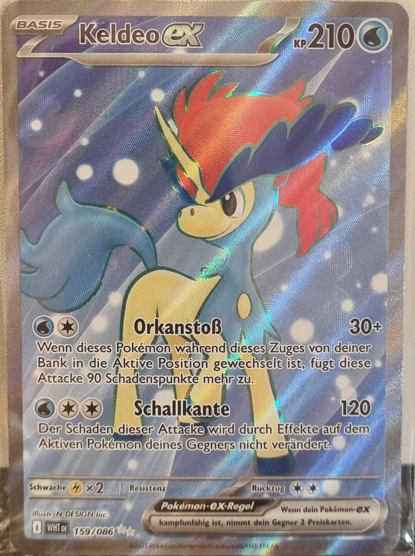 Keldeo ex - White Flare (Ultra Rare) [WHT-159]