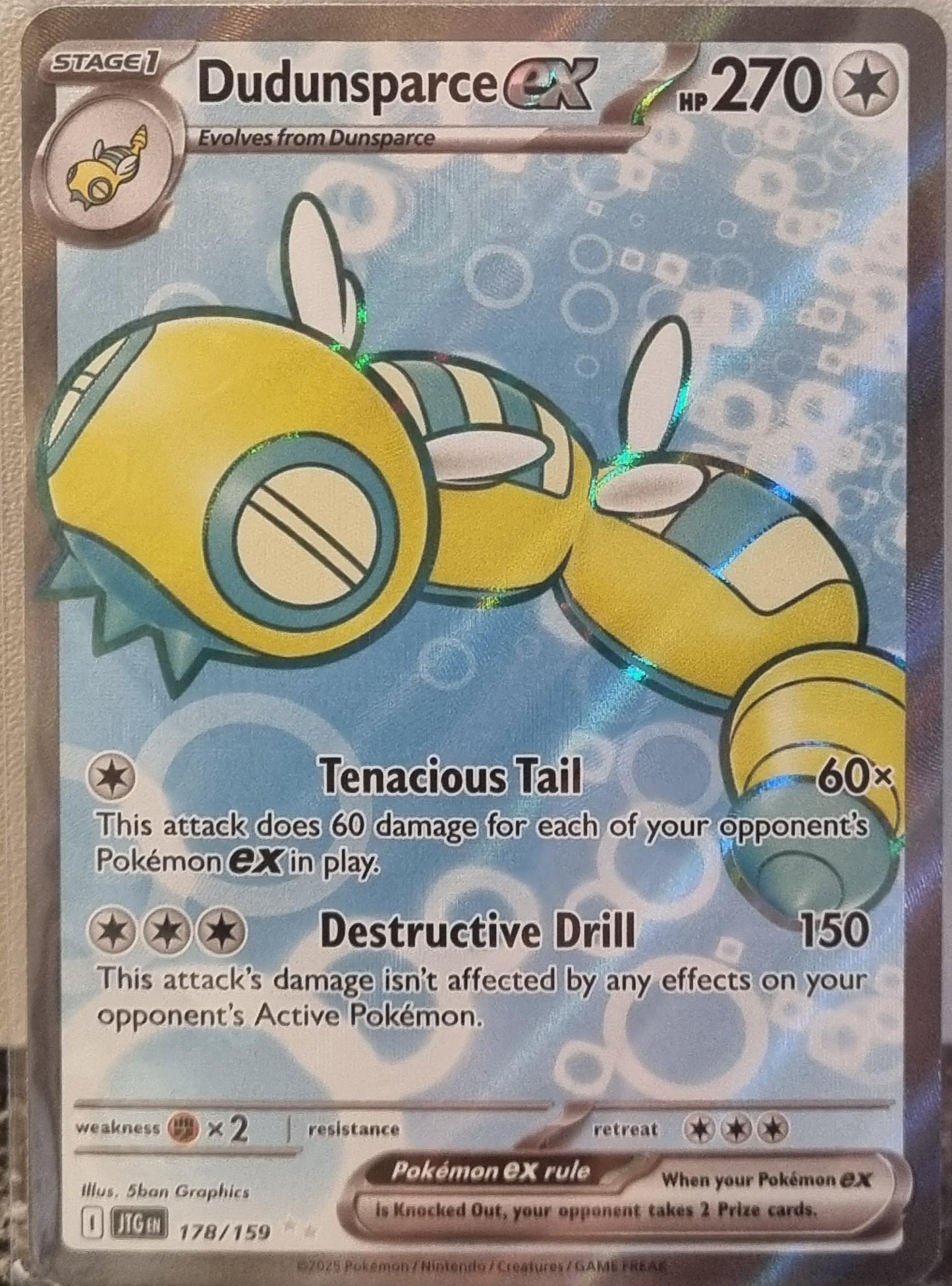 Dudunsparce ex - Journey Together (Ultra Rare) [JTG-178]