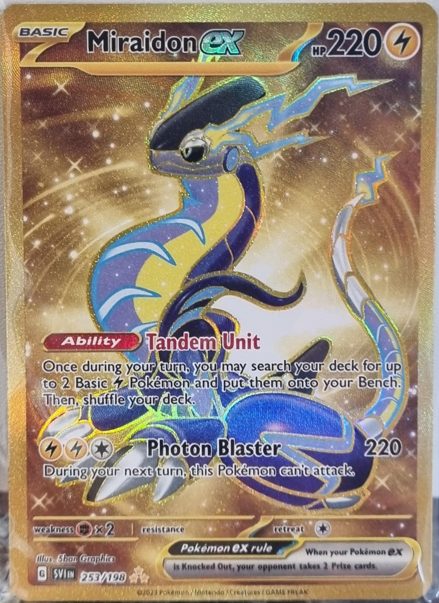 Miraidon ex - Scarlet & Violet (Secret Rare) [SVI-253]