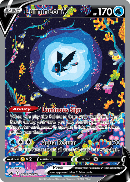 Lumineon V - Crown Zenith (Ultra Rare) [CRZ-GG39]