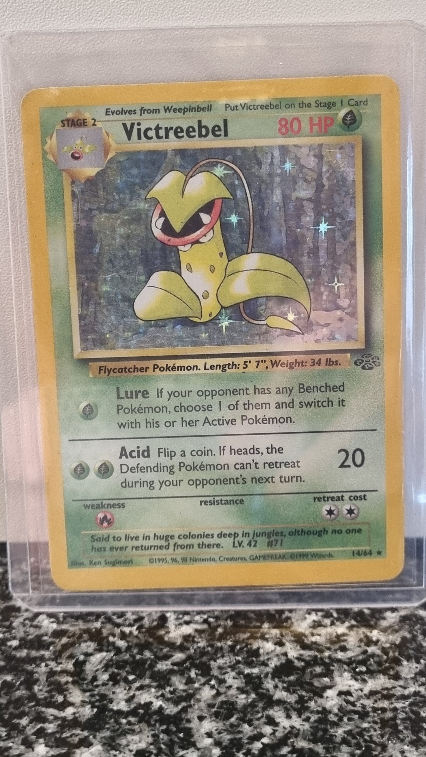 Victreebel (Condition: Excellent) (Jungle #14) 🇺🇸 (Alt)