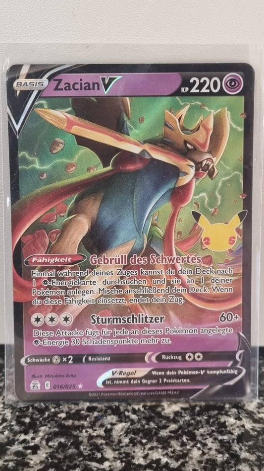 Zacian V (Celebrations #16) 🇨🇭🇩🇪 (Alt)