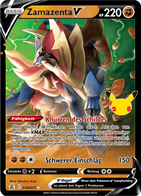 Zamazenta V (Celebrations #18) 🇨🇭🇩🇪