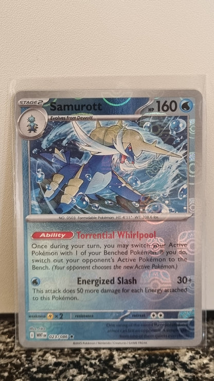Samurott (Masterball) (White Flare #23) 🇺🇸 (Alt)