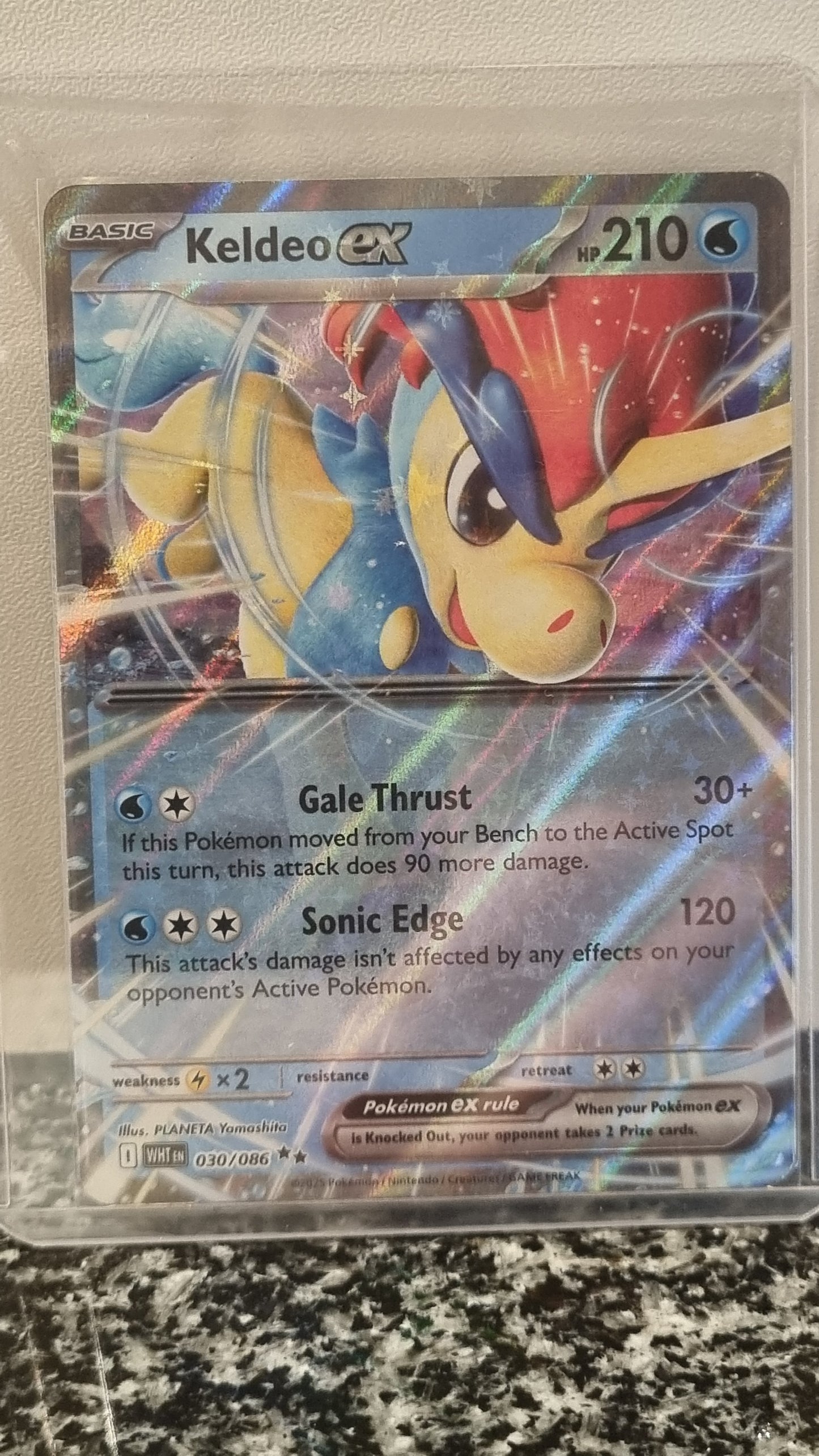 Keldeo ex (White Flare #30) 🇺🇸 (Alt)