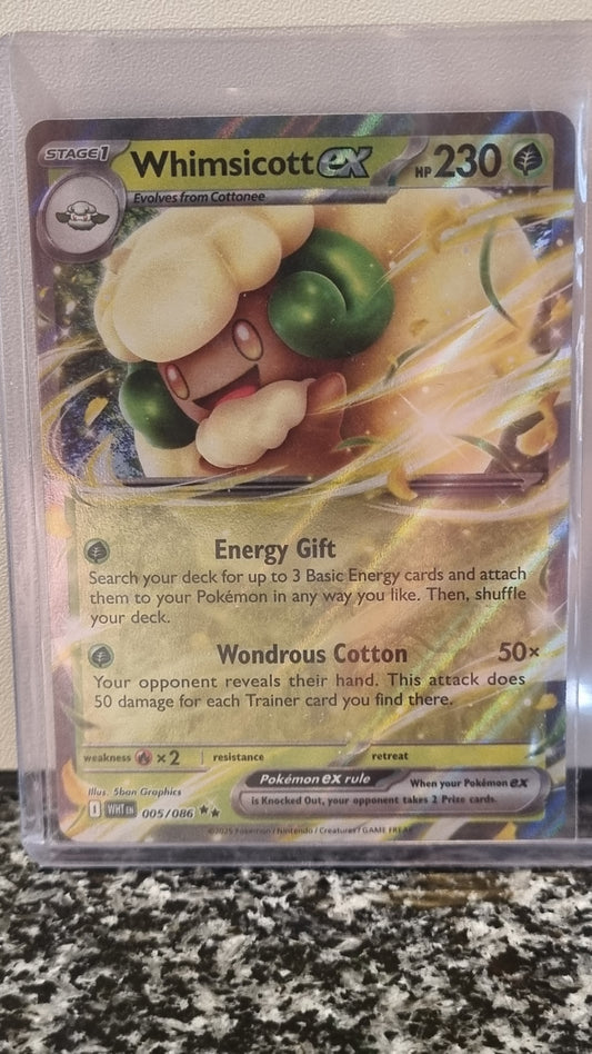 Whimsicott ex (White Flare #5) 🇺🇸 (Alt)