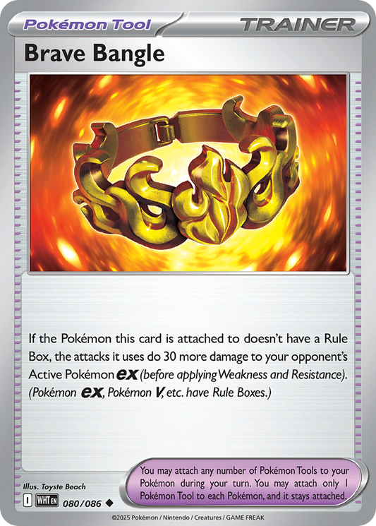 Brave Bangle (Pokeball) (White Flare #80) 🇺🇸