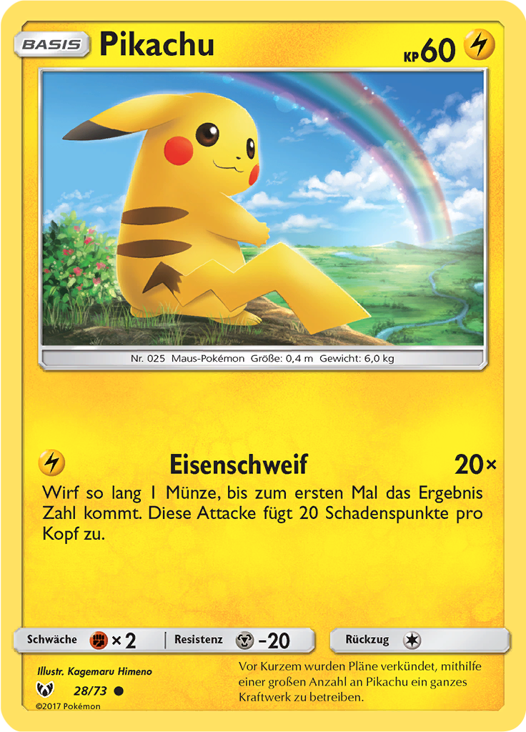 Pikachu (Cracked Ice Holo) (Shiny Legends #28) 🇨🇭🇩🇪