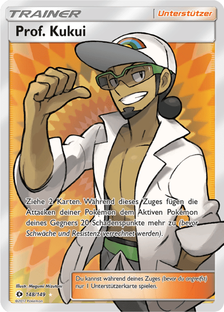 Prof. Kukui (Sun & Moon #148) 🇨🇭🇩🇪