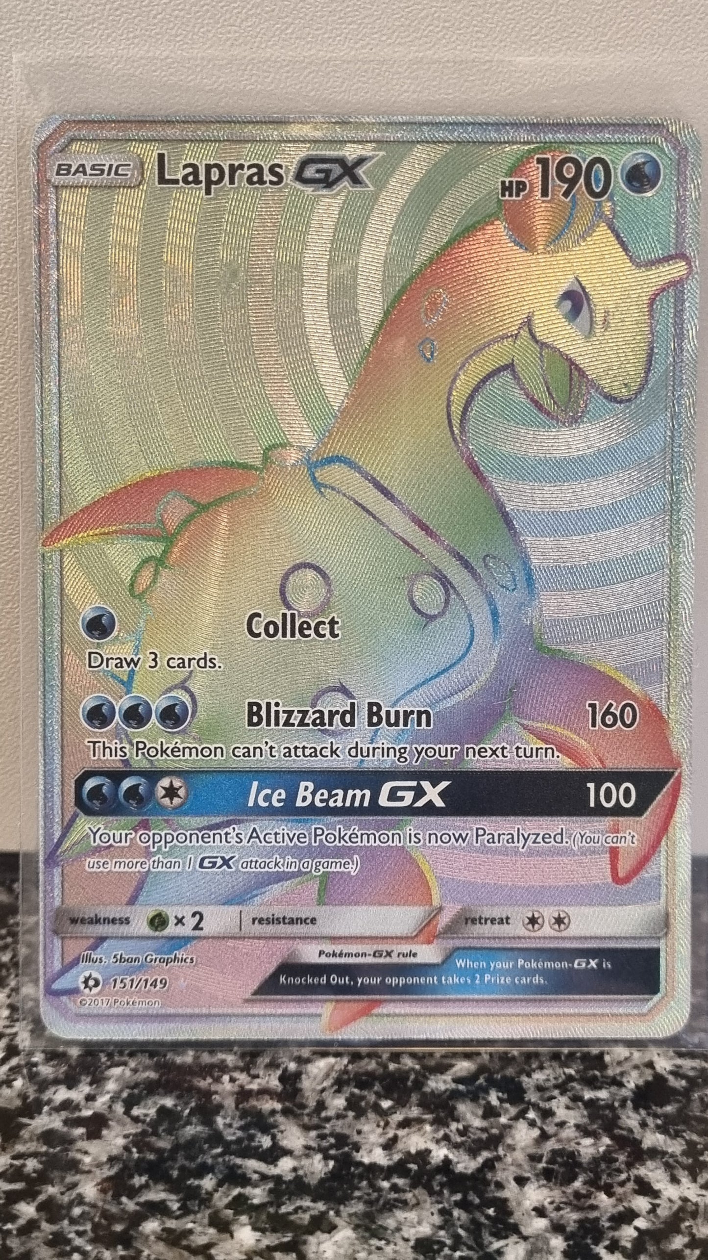 Lapras GX (Sun & Moon #151) 🇺🇸 (Alt)