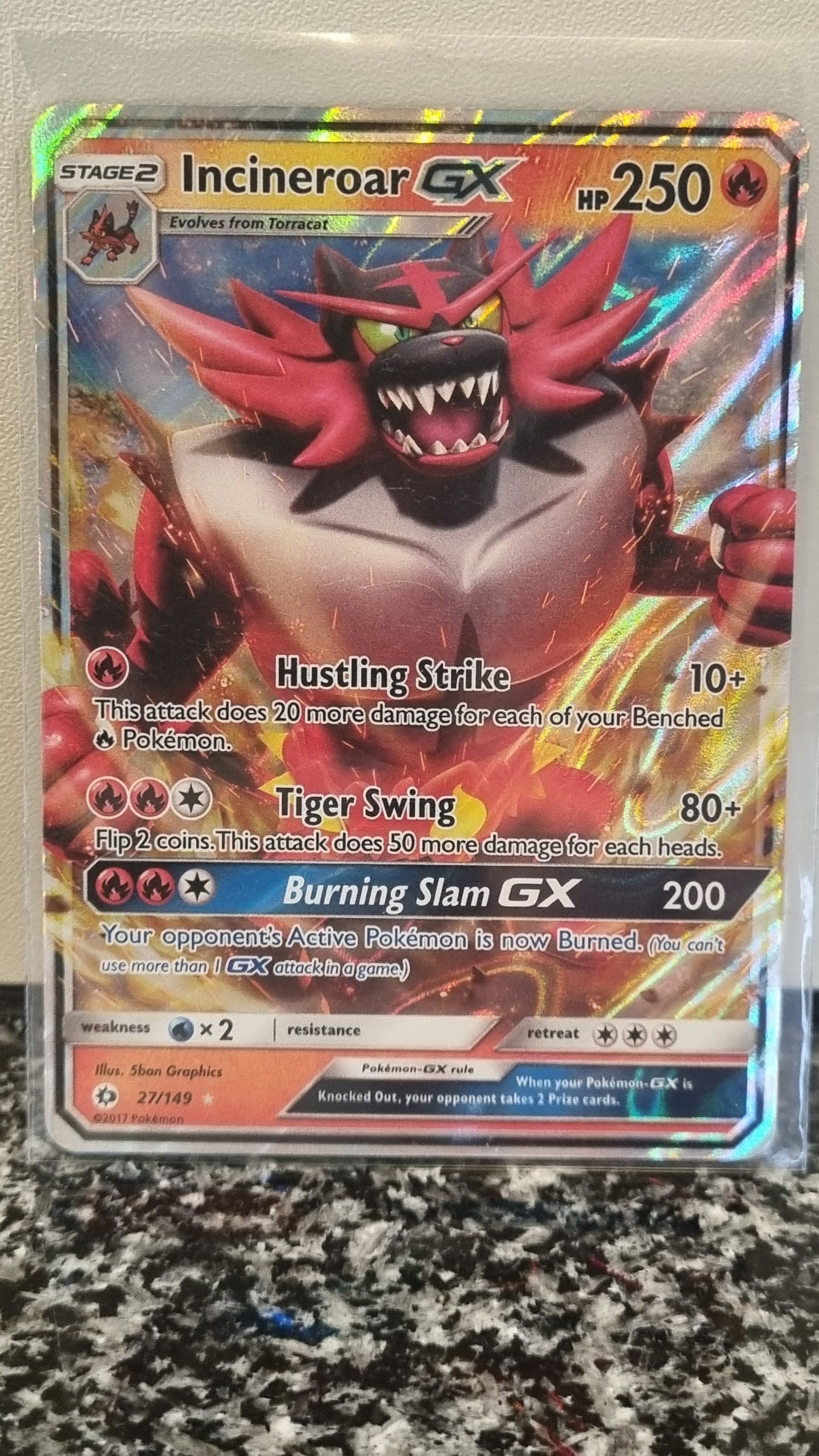 Incineroar GX (Sun & Moon #27) 🇺🇸 (Alt)