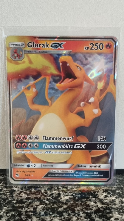 Glurak GX (Hidden Fates #9) 🇨🇭🇩🇪 (Alt)