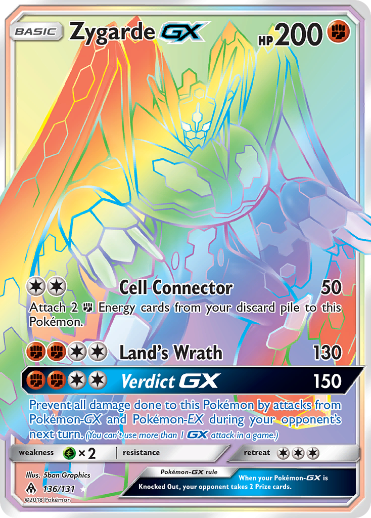 Zygarde GX (Forbidden Light #136) 🇺🇸