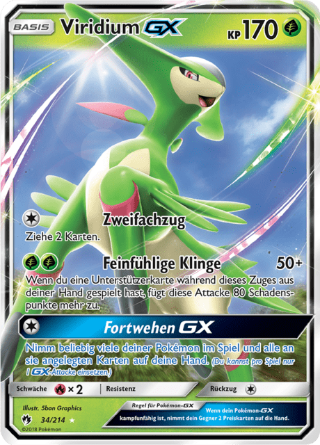 Viridium-GX (Lost Thunder #34) 🇨🇭🇩🇪