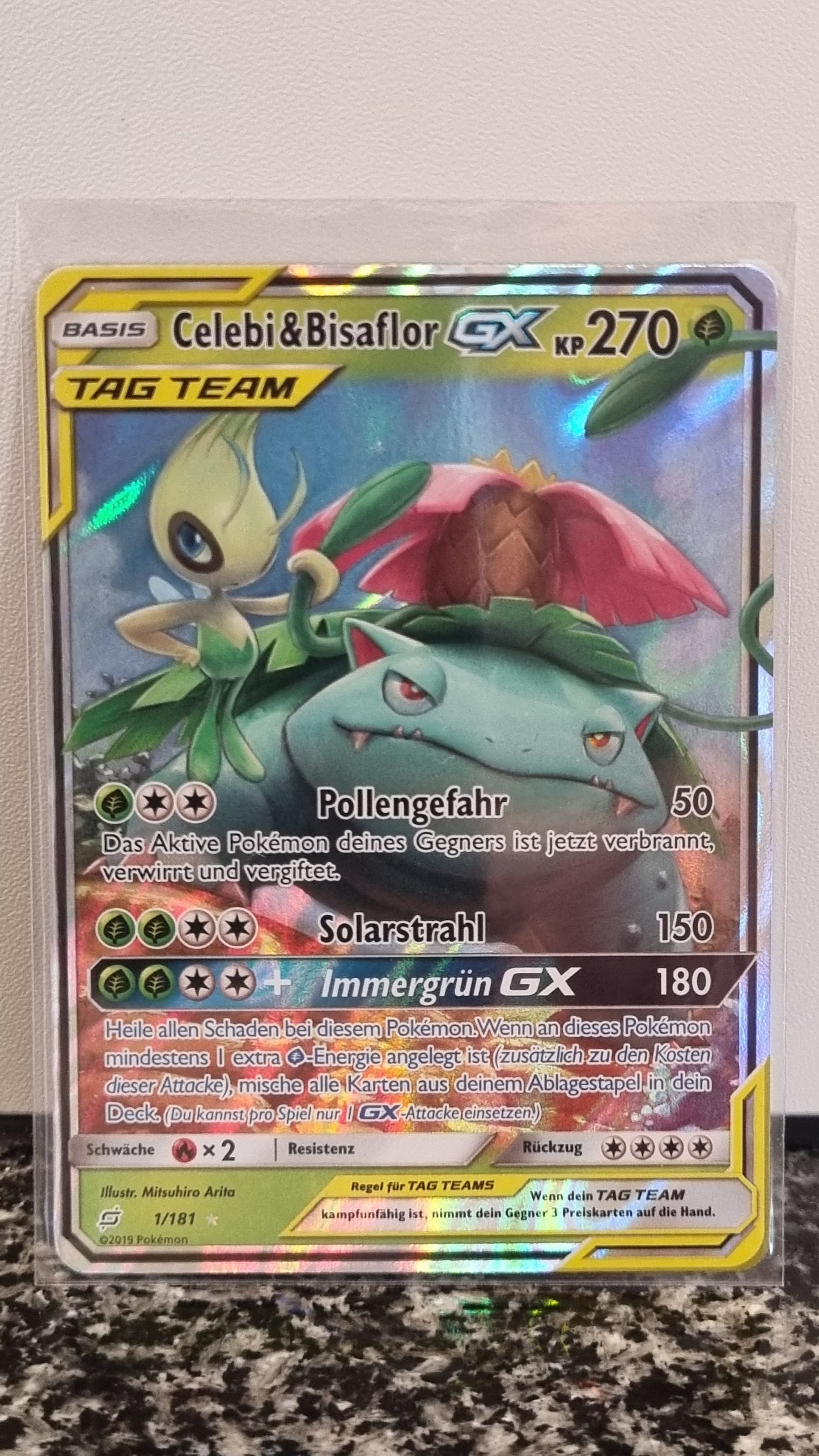 Celebi & Bisaflor GX (Team Up #1) 🇨🇭🇩🇪 (Alt)