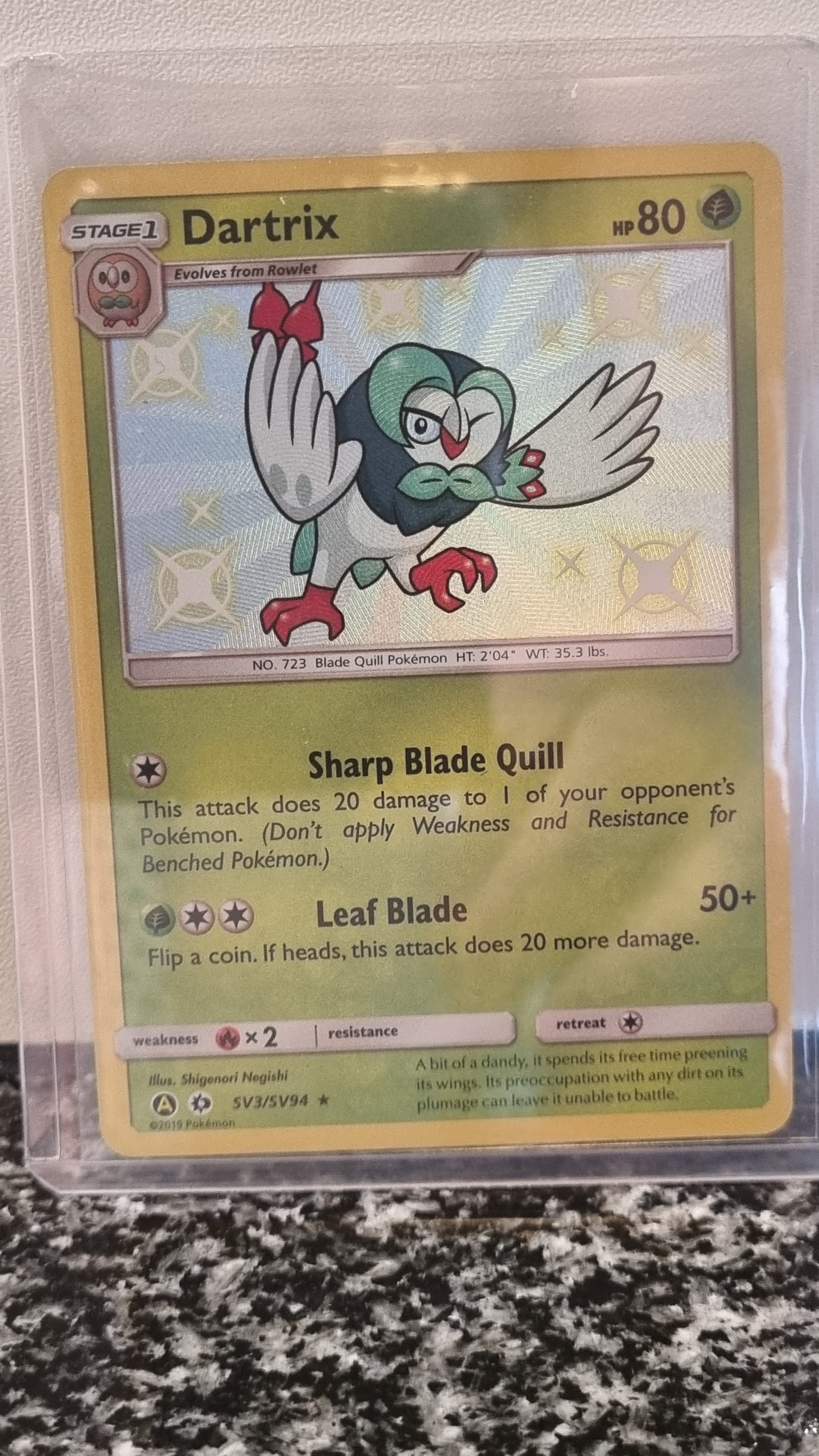 Dartrix (Hidden Fates Shiny Vault #3) 🇺🇸 (Alt)