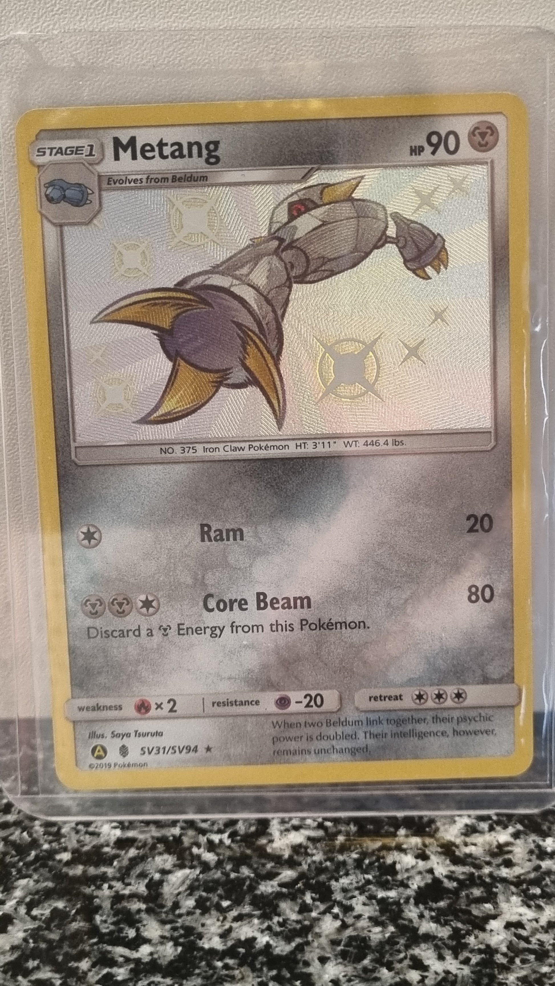 Metang (Hidden Fates Shiny Vault #31) 🇺🇸 (Alt)