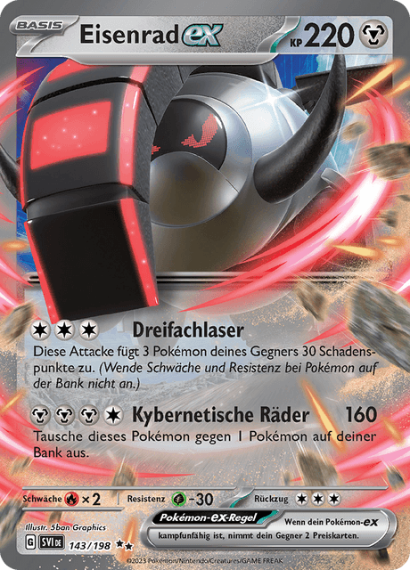 Eisenrad ex (Scarlet & Violet #143) 🇨🇭🇩🇪