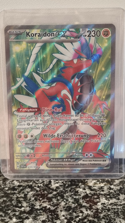 Koraidon ex (Scarlet & Violet #231) 🇨🇭🇩🇪 (Alt)