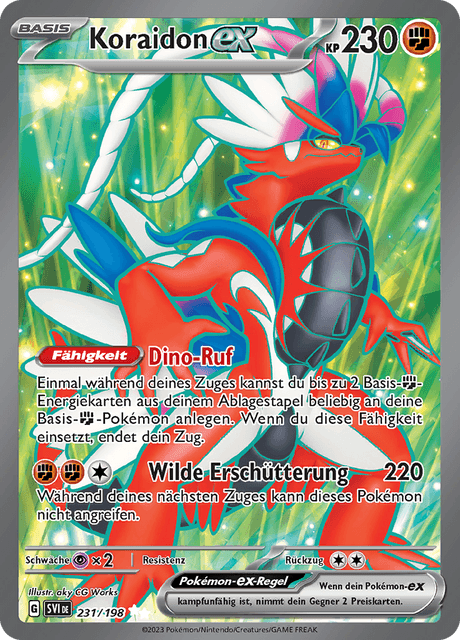 Koraidon ex (Scarlet & Violet #231) 🇨🇭🇩🇪